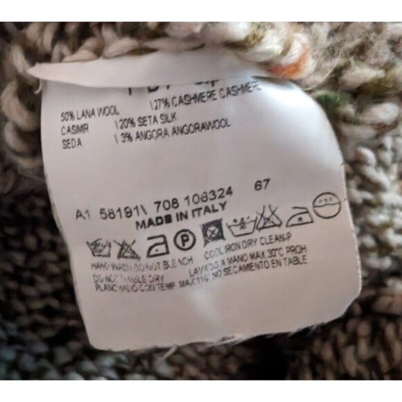 Bergdorf Goodman Avon Celli Wool Cashmere Angora Blend Women's Size S 40 - Picture 5 of 8